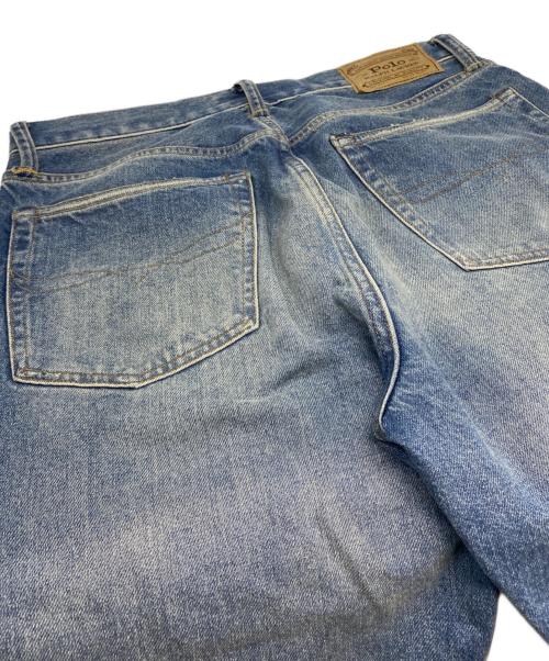 POLO RALPH LAUREN（ポロ・ラルフローレン）POLO RALPH LAUREN (ポロ・ラルフローレン) リペア加工デニムパンツ インディゴ サイズ:30の古着・服飾アイテム
