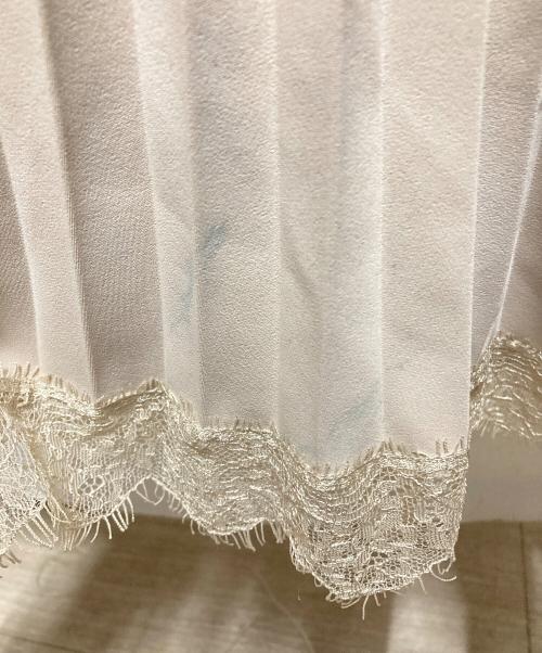 HER LIP TO（ハーリップトゥ）HER LIP TO (ハーリップトゥ) Butterfly Collar Pleated Dress ベージュ サイズ:Mの古着・服飾アイテム