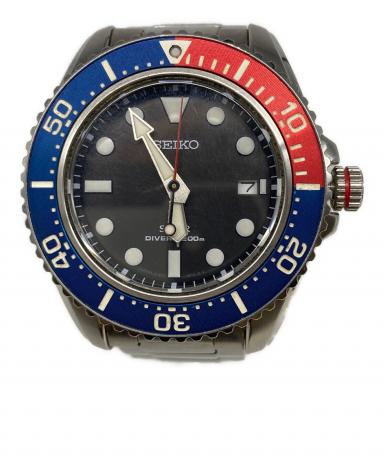 中古・古着通販】SEIKO (セイコー) ダイバーズウォッチ ブラック