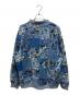 SUPREME (シュプリーム) Floral Patchwork Velour L/S Polo ブルー サイズ:XL：20000円