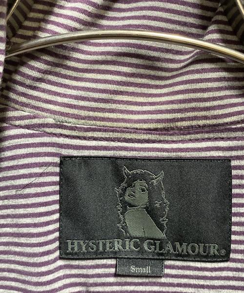 Hysteric Glamour（ヒステリックグラマー）Hysteric Glamour (ヒステリックグラマー) ワッペン付ナイロンフーデッドジャケット パープル サイズ:Ｓの古着・服飾アイテム