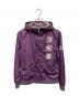 Hysteric Glamour（ヒステリックグラマー）の古着「ワッペン付ナイロンフーデッドジャケット」｜パープル