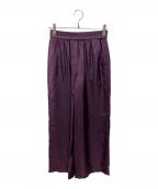 theoryセオリー）の古着「Mod Silk Twill Pull On Pant」｜パープル