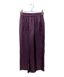 theory（セオリー）の古着「Mod Silk Twill Pull On Pant」｜パープル