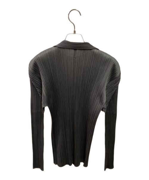 PLEATS PLEASE（プリーツプリーズ）PLEATS PLEASE (プリーツプリーズ) プリーツシャツ グレー サイズ:3の古着・服飾アイテム