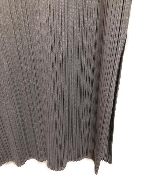 PLEATS PLEASE（プリーツプリーズ）PLEATS PLEASE (プリーツプリーズ) ノースリーブプリーツワンピース グレー サイズ:1の古着・服飾アイテム