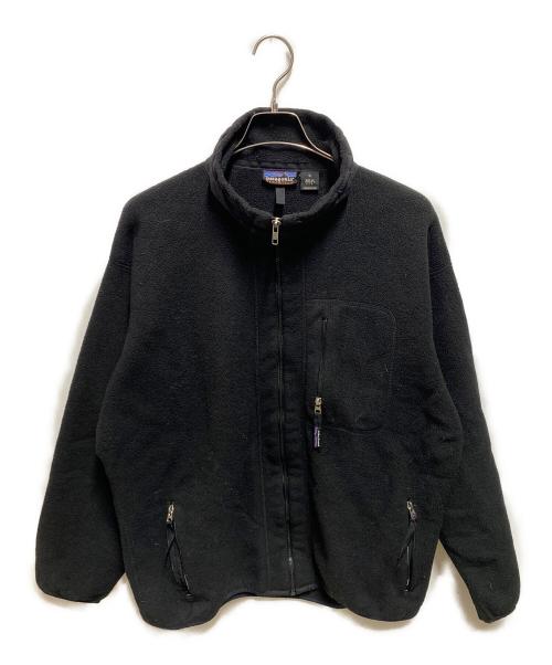 Patagonia（パタゴニア）Patagonia (パタゴニア) 90'Sフリースカーディガン ブラック サイズ:XLの古着・服飾アイテム