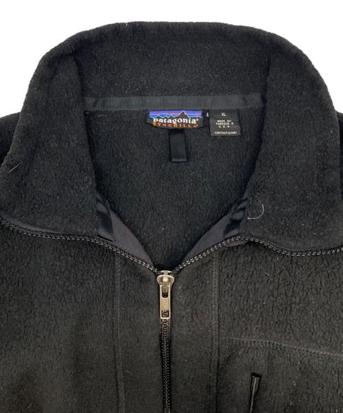 Patagonia（パタゴニア）Patagonia (パタゴニア) 90'Sフリースカーディガン ブラック サイズ:XLの古着・服飾アイテム