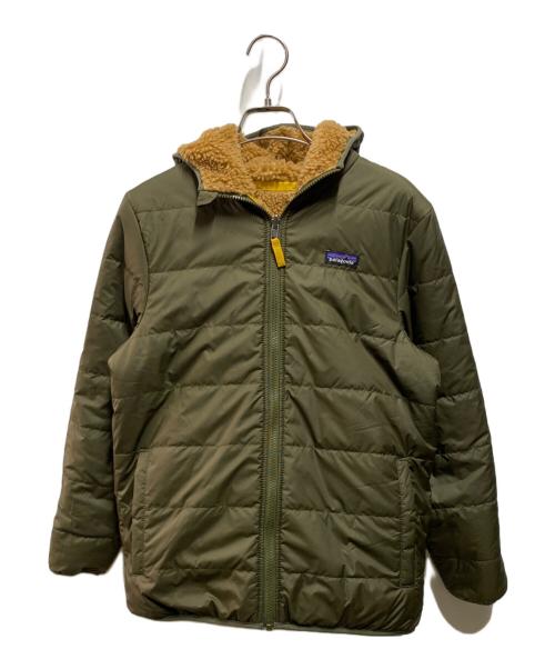 Patagonia（パタゴニア）Patagonia (パタゴニア) キッズ・リバーシブル・レディ・フレディ・フーディ オリーブ サイズ:Ｓの古着・服飾アイテム