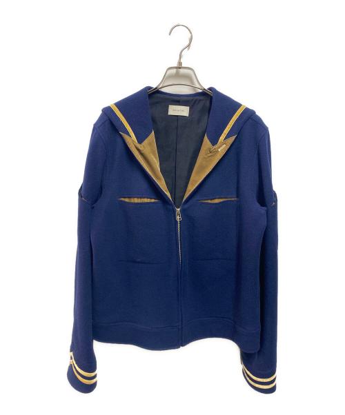 BED J.W. FORD（ベッドフォード）BED J.W. FORD (ベッドフォード) セーラーカラージャケット ネイビー サイズ:1の古着・服飾アイテム