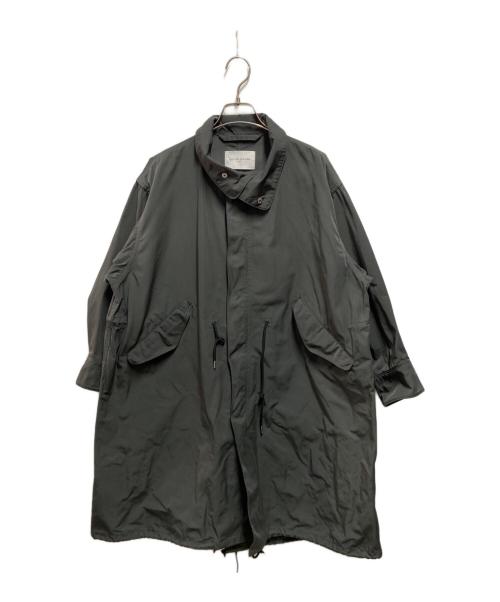 UNITED ARROWS（ユナイテッドアローズ）UNITED ARROWS (ユナイテッドアローズ) P GABA スタンドカラー モッズコート グレー サイズ:Sの古着・服飾アイテム