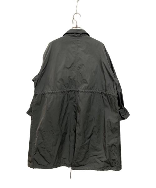 UNITED ARROWS（ユナイテッドアローズ）UNITED ARROWS (ユナイテッドアローズ) P GABA スタンドカラー モッズコート グレー サイズ:Sの古着・服飾アイテム