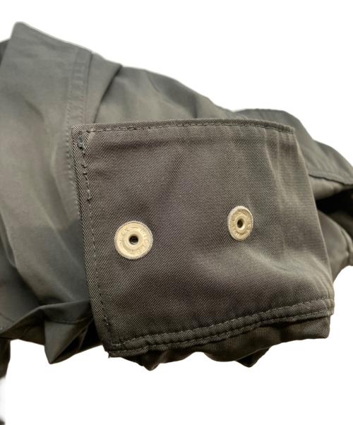 UNITED ARROWS（ユナイテッドアローズ）UNITED ARROWS (ユナイテッドアローズ) P GABA スタンドカラー モッズコート グレー サイズ:Sの古着・服飾アイテム