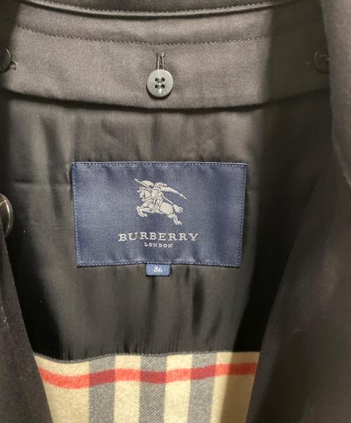 BURBERRY LONDON（バーバリーロンドン）BURBERRY LONDON (バーバリーロンドン) ライナー付トレンチコート ブラック サイズ:36の古着・服飾アイテム