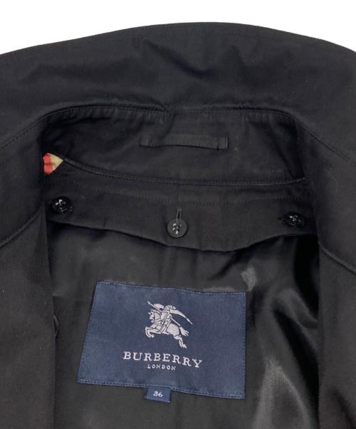 BURBERRY LONDON（バーバリーロンドン）BURBERRY LONDON (バーバリーロンドン) ライナー付トレンチコート ブラック サイズ:36の古着・服飾アイテム