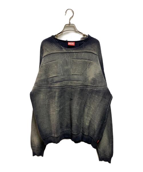 DIESEL（ディーゼル）DIESEL (ディーゼル) 24SS K-KLEVER SWEATER ネイビー サイズ:Ｌの古着・服飾アイテム