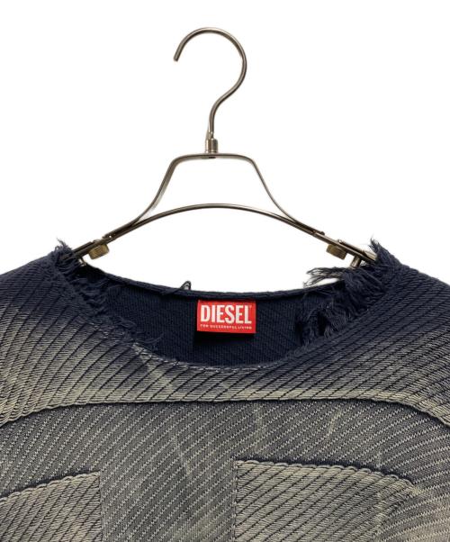 DIESEL（ディーゼル）DIESEL (ディーゼル) 24SS K-KLEVER SWEATER ネイビー サイズ:Ｌの古着・服飾アイテム