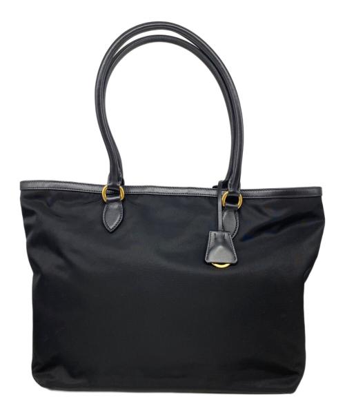 PRADA（プラダ）PRADA (プラダ) TESSUTOトートバッグ ブラックの古着・服飾アイテム