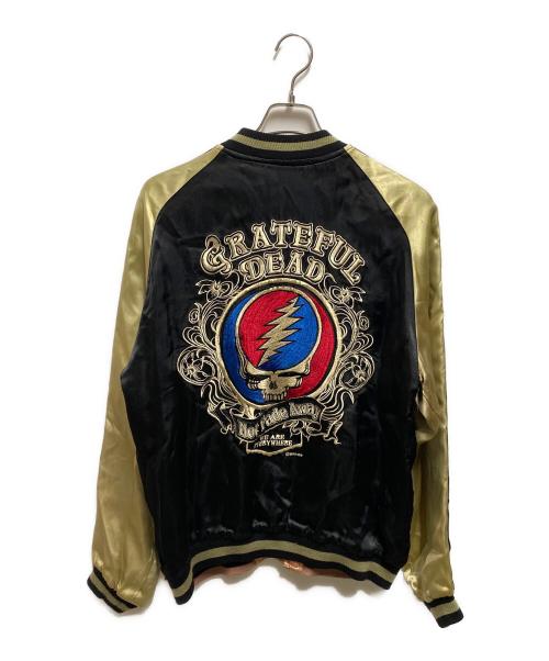 GRATEFUL DEAD（グレイトフル・デッド）grateful dead (グレイトフル・デッド) スカジャン ブラック サイズ:Ｌの古着・服飾アイテム