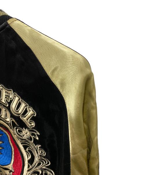 GRATEFUL DEAD（グレイトフル・デッド）grateful dead (グレイトフル・デッド) スカジャン ブラック サイズ:Ｌの古着・服飾アイテム