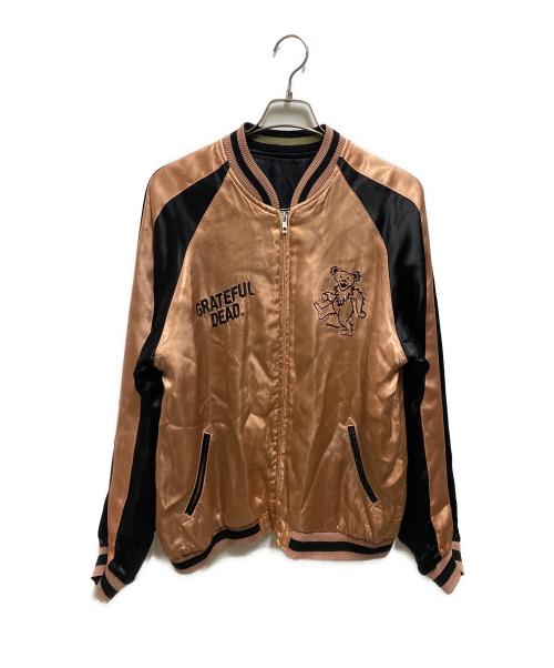 GRATEFUL DEAD（グレイトフル・デッド）grateful dead (グレイトフル・デッド) スカジャン ブラック サイズ:Ｌの古着・服飾アイテム
