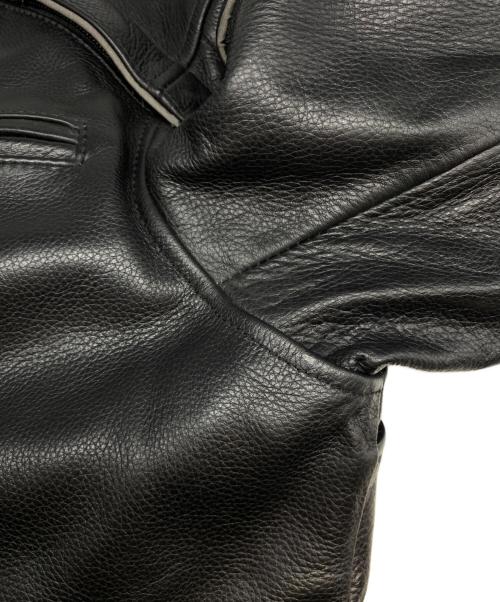 HARLEY-DAVIDSON（ハーレーダビッドソン）HARLEY-DAVIDSON (ハーレーダビッドソン) Reflective Skull Leather Jacket ブラック サイズ:Ｍの古着・服飾アイテム