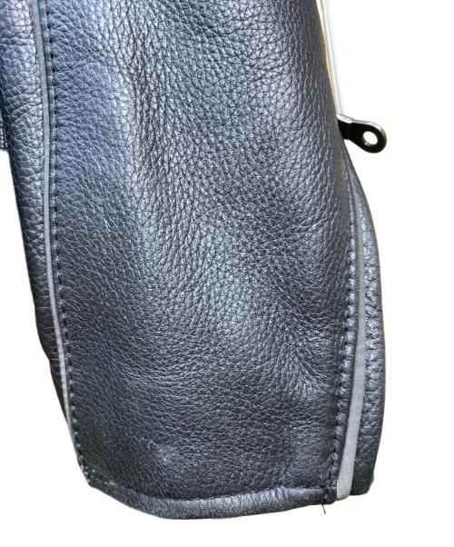 HARLEY-DAVIDSON（ハーレーダビッドソン）HARLEY-DAVIDSON (ハーレーダビッドソン) Reflective Skull Leather Jacket ブラック サイズ:Ｍの古着・服飾アイテム