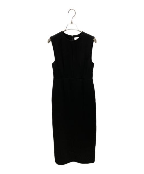 ENFOLD（エンフォルド）ENFOLD (エンフォルド) MINIMAL SLEEVELESS DRESS ミニマルスリーブレスドレス 300GA133-0380 ブラック サイズ:38の古着・服飾アイテム