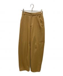 NOUNLESS（ナウンレス）の古着「Retro Round Slit Pants」｜ブラウン