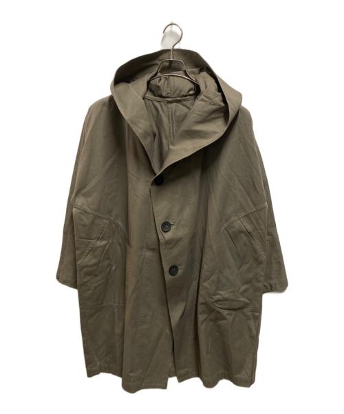 babaghuri（ババグーリ）babaghuri (ババグーリ) ダブルブレストフーデッドコート グリーン サイズ:Ｍの古着・服飾アイテム