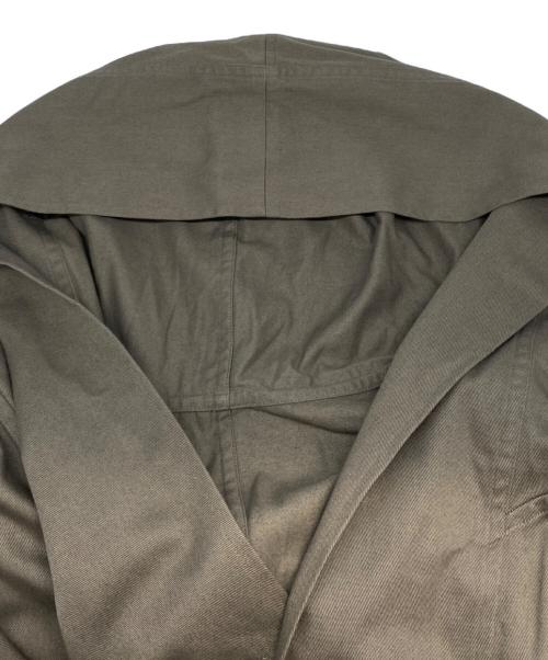 babaghuri（ババグーリ）babaghuri (ババグーリ) ダブルブレストフーデッドコート グリーン サイズ:Ｍの古着・服飾アイテム