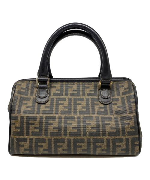 FENDI（フェンディ）FENDI (フェンディ) ズッカ柄ミニボストンバッグ ブラウンの古着・服飾アイテム