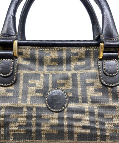FENDI（フェンディ）FENDI (フェンディ) ズッカ柄ミニボストンバッグ ブラウンの古着・服飾アイテム
