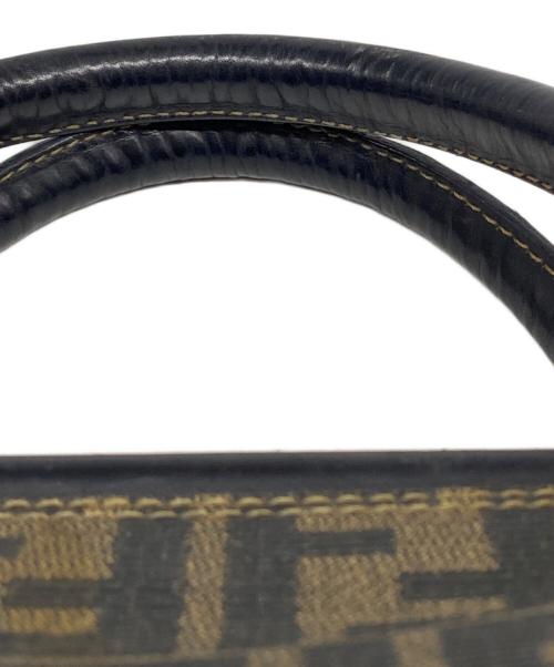 FENDI（フェンディ）FENDI (フェンディ) ズッカ柄ミニボストンバッグ ブラウンの古着・服飾アイテム