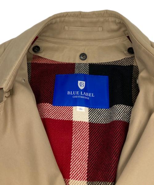 BLUE LABEL CRESTBRIDGE（ブルーレーベルクレストブリッジ）BLUE LABEL CRESTBRIDGE (ブルーレーベルクレストブリッジ) ライナー付トレンチコート ベージュ サイズ:36の古着・服飾アイテム