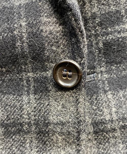 COMME des GARCONS HOMME（コムデギャルソン オム）COMME des GARCONS HOMME (コムデギャルソン オム) 90’s ウールチェック2Bジャケット ブラック サイズ:Ｓの古着・服飾アイテム