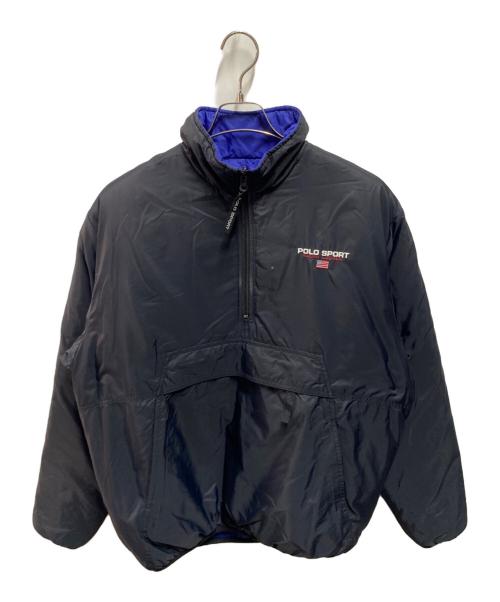 POLO SPORT（ポロスポーツ）POLO SPORT (ポロスポーツ) 90'S中綿アノラックジャケット ブラック サイズ:Ｍの古着・服飾アイテム