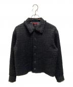 LOVELESSラブレス）の古着「ツイードブルゾン」｜ブラック