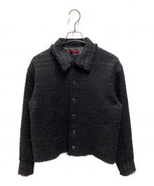 LOVELESS（ラブレス）の古着「ツイードブルゾン」｜ブラック