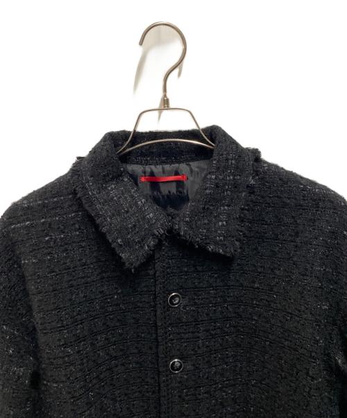 LOVELESS（ラブレス）LOVELESS (ラブレス) ツイードブルゾン ブラック サイズ:Ｌの古着・服飾アイテム