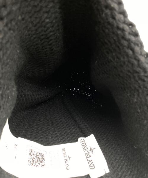 STONE ISLAND（ストーンアイランド）STONE ISLAND (ストーンアイランド) ニットキャップ ブラックの古着・服飾アイテム