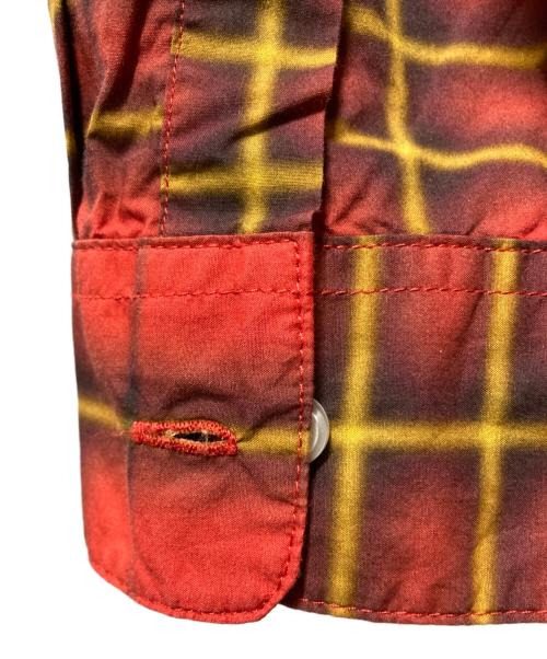 SUPREME（シュプリーム）SUPREME (シュプリーム) Spray Tartan Shirt レッド サイズ:Lの古着・服飾アイテム