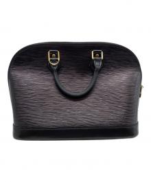 LOUIS VUITTON（ルイ ヴィトン）の古着「ハンドバッグ アルマPM エピ M52142」｜ブラック