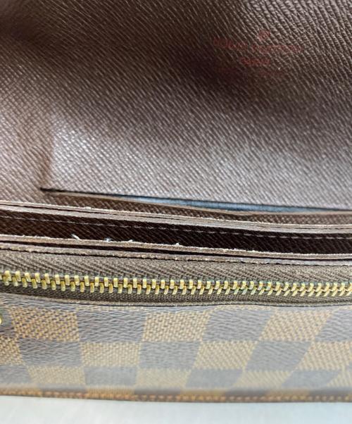 LOUIS VUITTON（ルイ ヴィトン）LOUIS VUITTON (ルイ ヴィトン) チェーン付長財布 ブラウンの古着・服飾アイテム