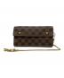 LOUIS VUITTON（ルイ ヴィトン）の古着「チェーン付長財布」｜ブラウン