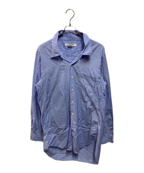 JUNYA WATANABE COMME des GARCONS（(ジュンヤワタナベ コムデギャルソン）JUNYA WATANABE COMME des GARCONS ((ジュンヤワタナベ コムデギャルソン) ストライプロングシャツ ブルー サイズ:ＸＳの古着・服飾アイテム