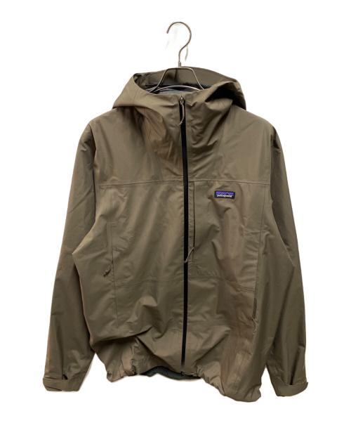 Patagonia（パタゴニア）Patagonia (パタゴニア) ボルダー・フォーク・レイン・ジャケット ブラウン サイズ:Ｌの古着・服飾アイテム