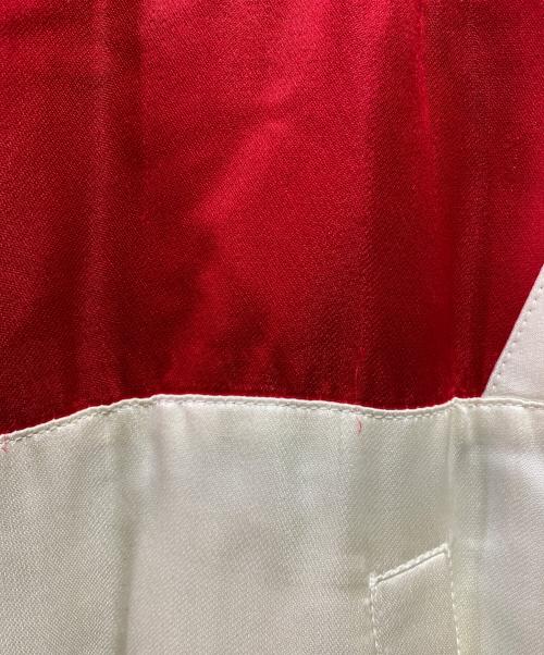 Saint Laurent Paris（サンローランパリ）Saint Laurent Paris (サンローランパリ) 22SS シルクテディジャケット ブラック×ホワイト サイズ:50の古着・服飾アイテム