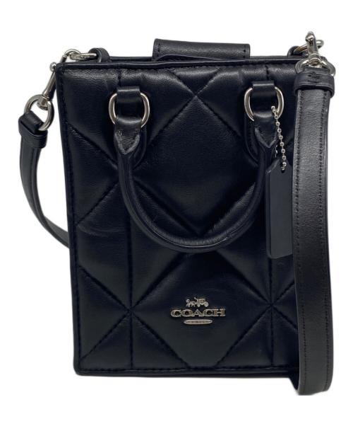 COACH（コーチ）COACH (コーチ) キルティング2wayバッグ ブラックの古着・服飾アイテム