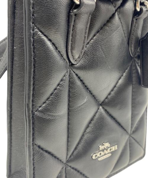 COACH（コーチ）COACH (コーチ) キルティング2wayバッグ ブラックの古着・服飾アイテム
